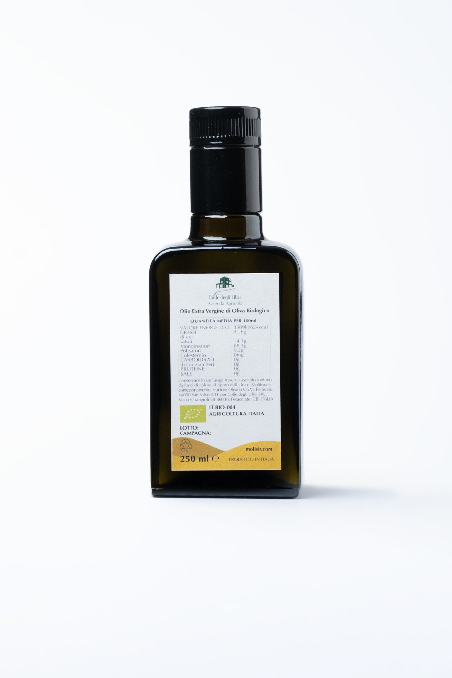 Cerasa di Montenero single-variety, BIO extra virgin olive oil by Molisir, Italy, Molise