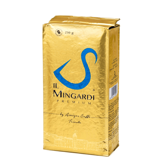 Il Mingardi S Premium ground coffee by Amigos, Italy