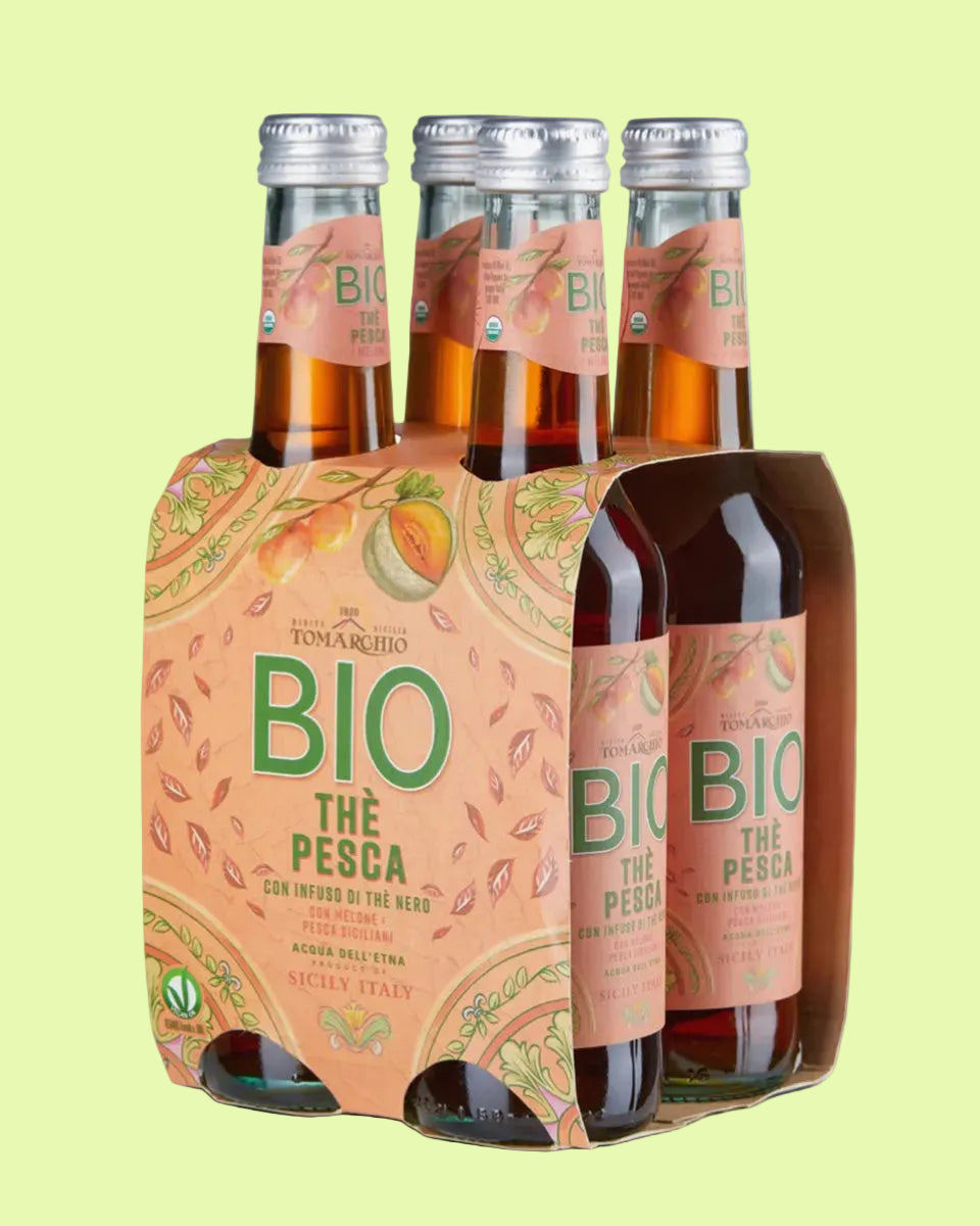 The nero con Pesca ja Melone Siciliano – Bevanda BIO di Tomarchio