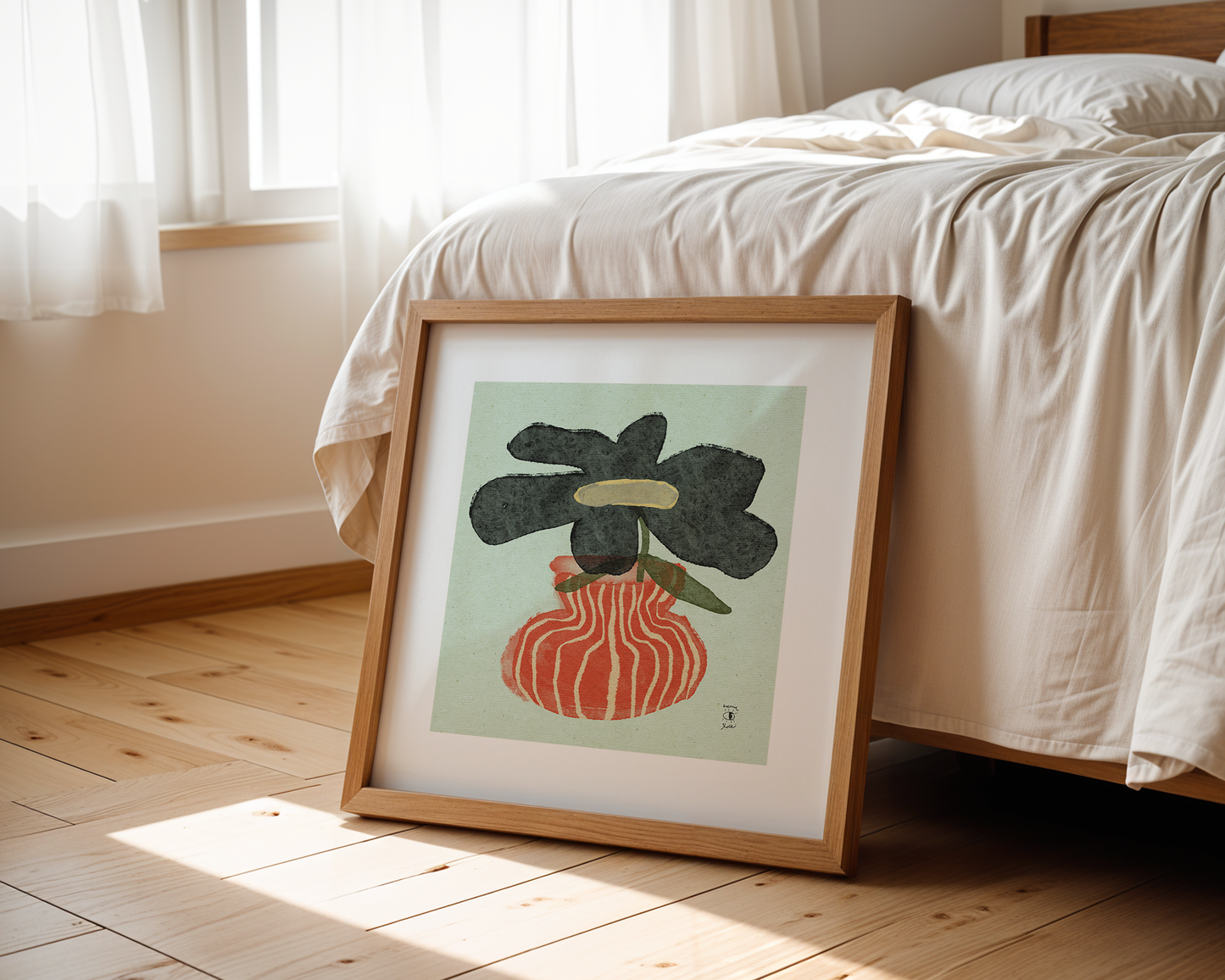Red Vase - Art Print