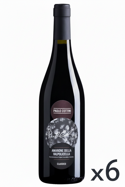 Amarone Della ValpolicellaPaolo Cottini│ Valpolicella Classica (VR) DOCG│Corvina│ Corvinone │Rondinella │2019