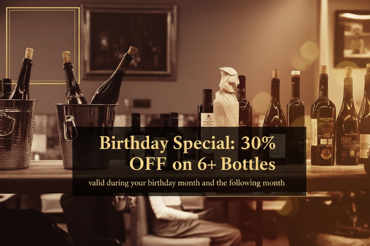 Birthday Special Wine Banner