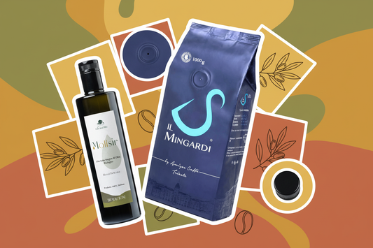 Coffee & Olive Oil Collage - Original Product Colors