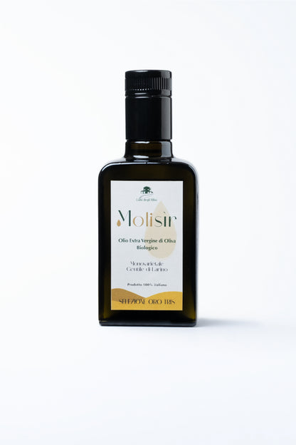 Gentile di Larino single-variety, BIO extra virgin olive oil by Molisir, Italy, Molise