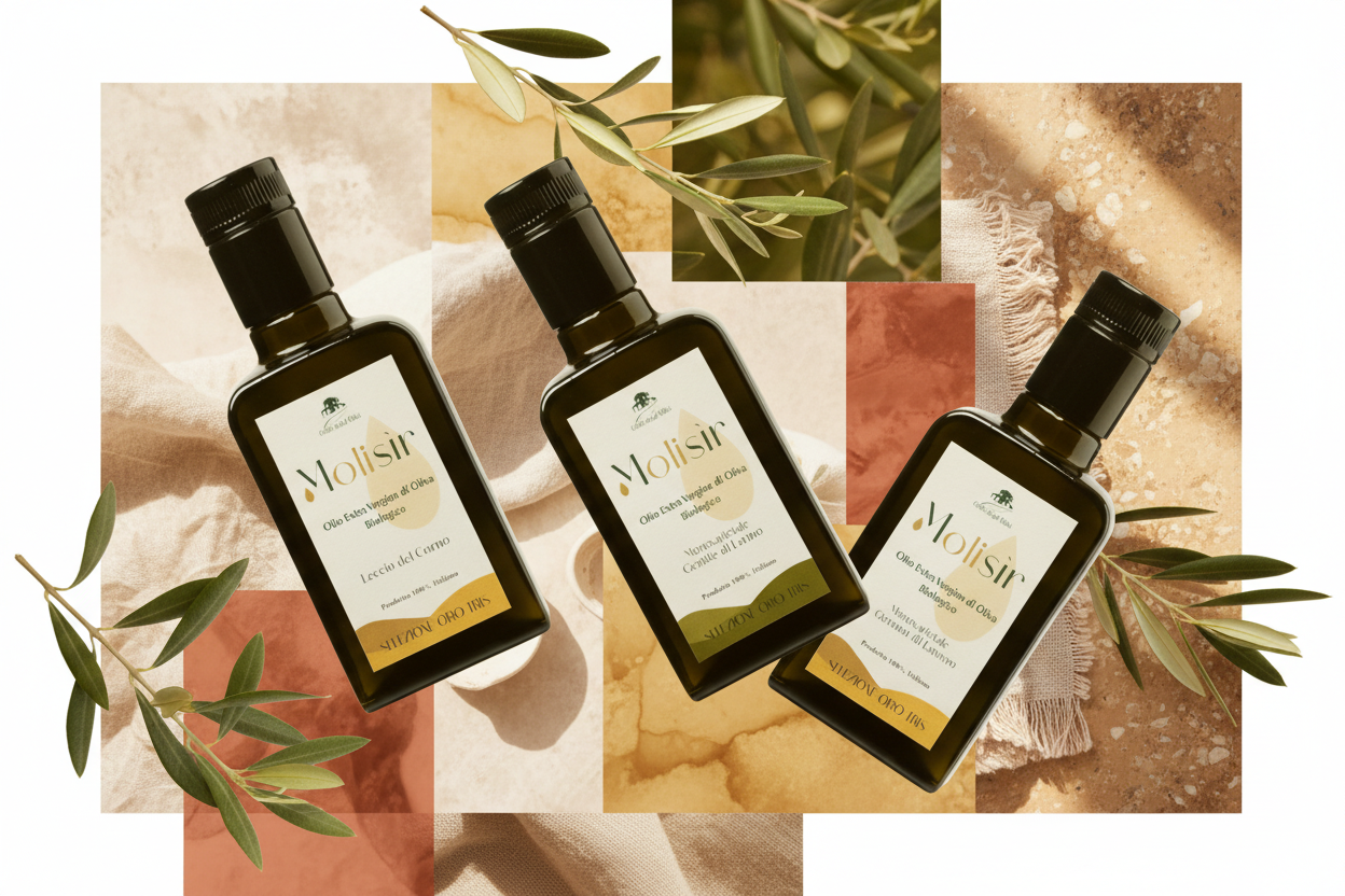Olive Harmony - 3 Bottle Collage